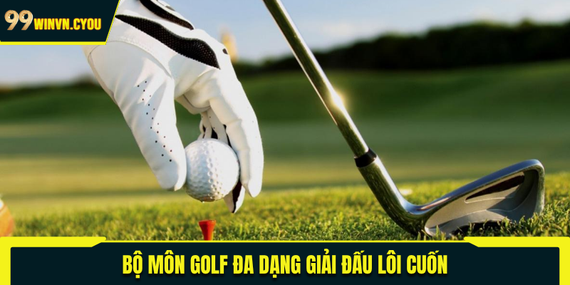 Bộ môn Golf đa dạng giải đấu lôi cuốn